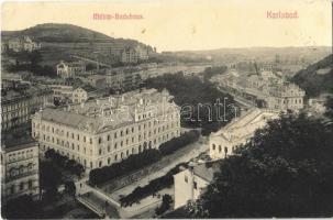 1910 Karlovy Vary, Karlsbad; Militär-Badehaus / K.u.K. military spa, bath (EK)