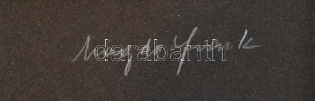 Frank Magda (1914-1997): Geometrikus kompozíció. Szitanyomat, papír, jelzett, számozott 50x35 cm