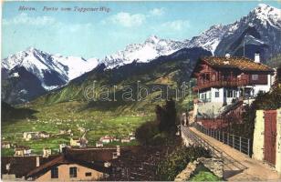 1912 Merano, Meran (Südtirol); Partie vom Tappeiner Weg / general view