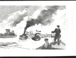 Osztrák-Magyar hadihajók 8 db képeslap-másolat