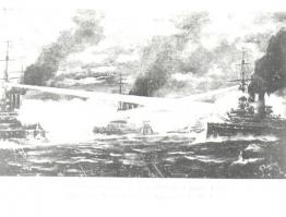 Osztrák-Magyar hadihajók 8 db képeslap-másolat