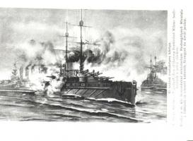 Osztrák-Magyar hadihajók 8 db képeslap-másolat