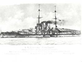 Osztrák-Magyar hadihajók 8 db képeslap-másolat