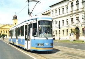 12 db színes villamos-fotó