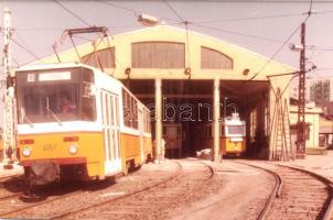 12 db színes villamos-fotó