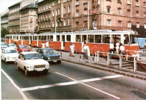 12 db színes villamos-fotó