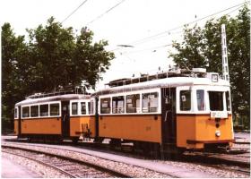 12 db színes villamos-fotó