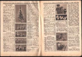 cca 1930-1940 Bp. IV. Váci utca, Lopos Gyula Sport- és Játéküzletének árjegyzéke, szakadással, 16p