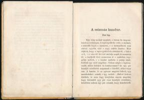 Speckter Ottó: Rege a csizmás kandúrról. Pest, 1864, Lauffer Vilmos. Kiadói kartonált kötés, 12 db i...