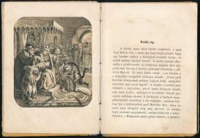 Speckter Ottó: Rege a csizmás kandúrról. Pest, 1864, Lauffer Vilmos. Kiadói kartonált kötés, 12 db i...