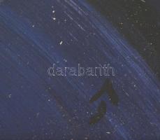 Aknay jelzéssel: Angyali portré. Olaj, papír, üvegezett fa keretben, 40x30 cm