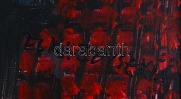 El Kazovszkij jelzéssel: Csillár, olaj, farost, keretben. 50x40 cm