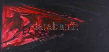 El Kazovszkij jelzéssel: Táj, olaj, farost, keretben. 50x40 cm