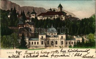 1904 Sinaia, Vederea Monastirei si Baile Eforiei / monastery, spa, bath. Editura J. Schwarzfeld