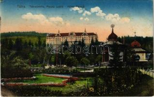 Tátralomnic, Tatranská Lomnica (Magas Tátra, Vysoké Tatry); Palota szálloda. Frank kiadása / Hotel Palace (fl)