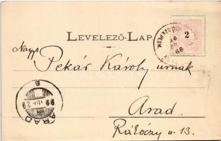 1899 Tátra, Tatry; Virágvölgy, Blumental, Kvetnica;  szálloda, nyaraló. Divald Adolf, Bártfa 32. / h...