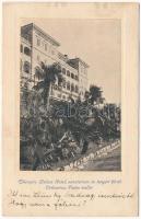 1909 Crikvenica, Cirkvenica; Therapia Palace Hotel szálloda, szanatórium és tengeri fürdő. Van-Dyck nyomás / hotel, sanatorium, sea bath