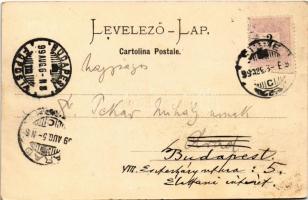 1899 Fiume, Rijeka; Schloss Tersatto, Mausoleum / castle, mausoleum (fl)