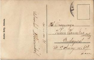 1911 Abbazia, Opatija; fürdő szálloda vendégei / guests of the spa hotel. Atelier Betty photo (EB)