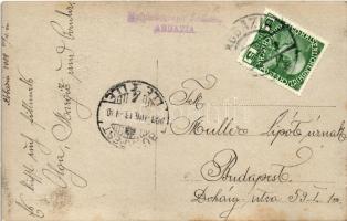 1908 Abbazia, Opatija; fürdőző nők csoportja / group of bathing ladies. Hofphotograph Jelussich phot...