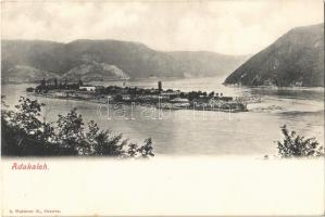 1909 Ada Kaleh, török sziget Orsova alatt. Hutterer G. 8. / Turkish island
