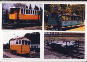2003 Múzeális járműmegörzési tevékenység a BKV-nál színes villamos és vonat fénykképekkel