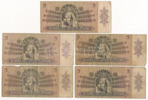 1939. 5P (5x) T:III,III- Adamo P6