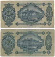 1930. 20P (2x) T:III,III- Adamo P11