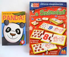 Keller & Mayer Játszva megismerjük a számokat + Panda kártyajáték, eredeti dobozában