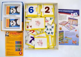 Keller & Mayer Játszva megismerjük a számokat + Panda kártyajáték, eredeti dobozában