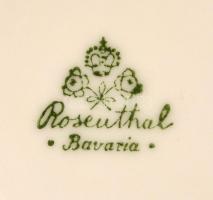 Rosenthal rózsás bonbonniere. Matricás, jelzett, hibátlan. d: 14 cm