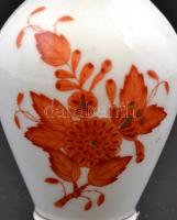 Herendi Apponyi mintás vázácska. Kézzel festett, jelzett, hibátlan. m: 6,5 cm