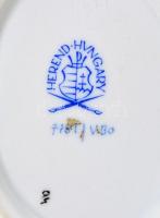 2 db Herendi tálka. Kézzel festett, jelzett, hibátlan.  10 cm, 12 cm