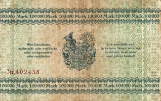 Német Birodalom/Weimari Köztársaság/Zwickau 1923.7.25. 100.000M T:III