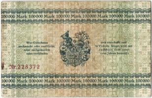 Német Birodalom/Weimari Köztársaság/Zwickau 1923.7.25. 100.000M T:II/III