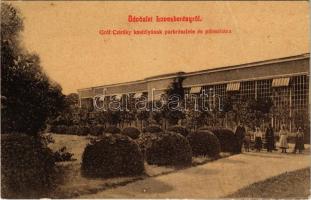 1914 Lovasberény, Gróf Cziráky kastély, park és pálmaház. W.L. (?) 856. (fa)