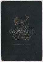 cca 1890 Kolozsvár látképe  Dunky fivérek kabinetfotó méretű 17x11 cm