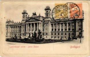 1910 Budapest V. Igazságügyi Palota. TCV card (EK)