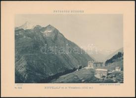 Németország, Svájc (Mürren, Rastatt, Kandersteg, stb.), 8 db nyomat és fotó, 12×17 és 13×18 cm