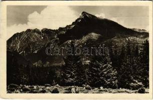 Tátra, Magas-Tátra, Vysoké Tatry; Kriván 2496 m / mountain peak (gyűrődés / crease)