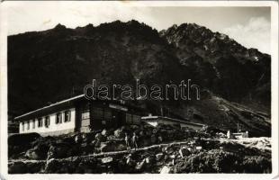 1928 Tátra, Magas-Tátra, Vysoké Tatry; Sliezsky dom / Sziléziai ház, menedékház / chalet, tourist house (ragasztónyom / glue marks)