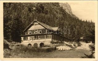 1955 Tátra, Magas-Tátra, Vysoké Tatry; Chata Kamzík / Zerge szálló, menedékház / chalet, tourist house