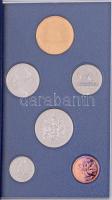 Kanada 1994. 1c - 1$ 6klf db SPECIMEN szett eredeti műbőr tokban és dobozban tanúsítvánnyal T:1 Canada 1994. 1 cent - 1 Dollar 6 different Specimen Set of Canadian Coins in original packing with certificate C:UNC