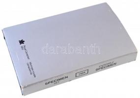 Kanada 1994. 1c - 1$ 6klf db "SPECIMEN" szett eredeti műbőr tokban és dobozban tanúsítvánn...