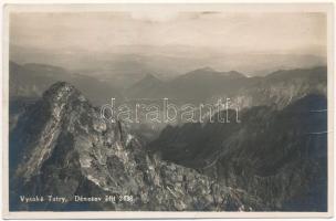 Tátra, Magas-Tátra, Vysoké Tatry; Denesov stít 2438 m / Dénes-csúcs / mountain peak