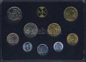 Csehszlovákia 1992. 1k-10Kr 9klf db, szettben T:BU