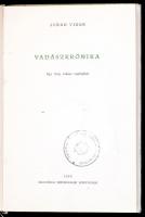 Jurán Vidor: Vadászkrónika. Egy öreg vadász naplójából. Schnitzler Tivadar illusztrációival. Pozsony...