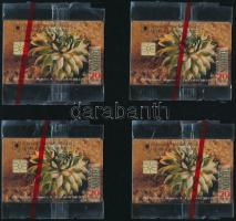 1995 AEB dukát 4 db 20 egységes telefonkártya, megjelent 4000 példányban, bontatlan csomagolásban
