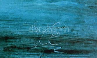 SZE jelzéssel: Női portré. Olaj, farost, fa keretben, 50×60 cm