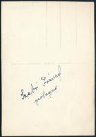 Szabó József (1822-1894) geológus fotója, vágott fotólap, 12×8,5 cm